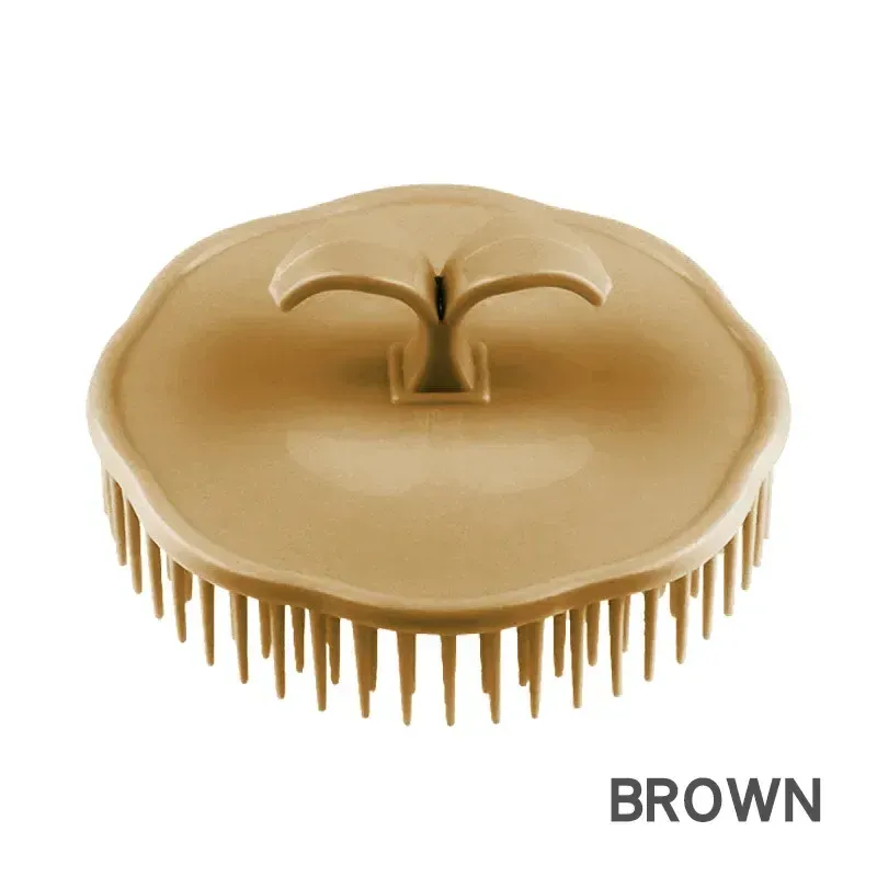 Peigne noir pour cheveux, masseur de cuir chevelu, peigne rond pour femmes et hommes, brosse de douche, lavage du cuir chevelu, outil de nettoyage des cheveux, 1 pièce 10