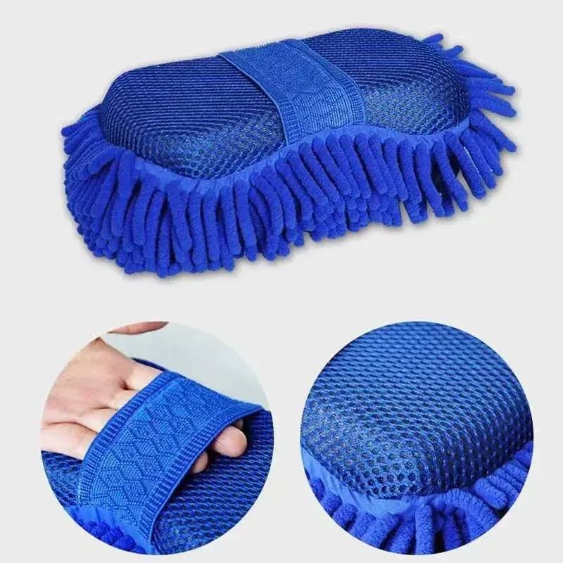 Kit de nettoyage auto en microfibre, vue d'ensemble