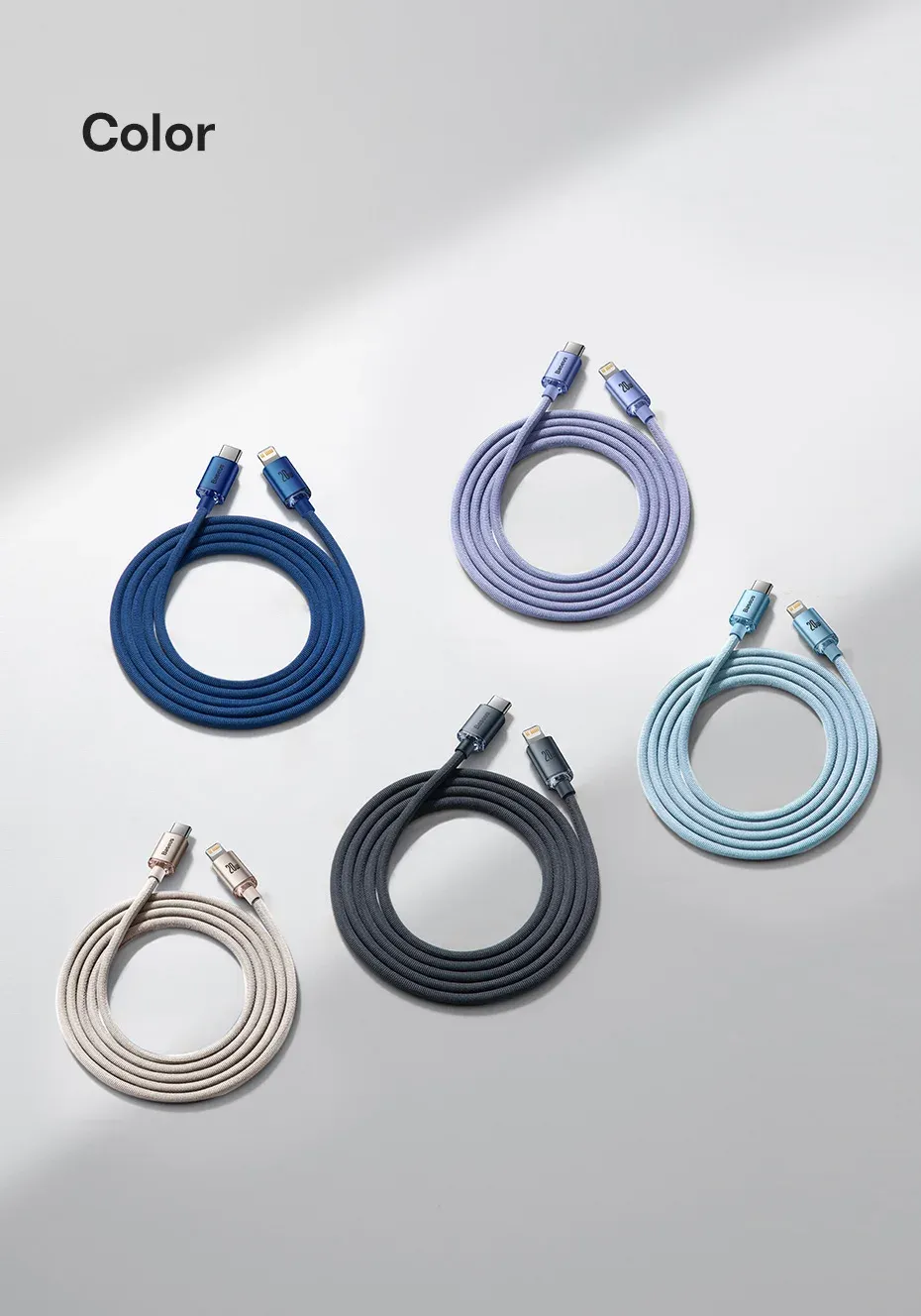 Câble Baseus, finitions soignées