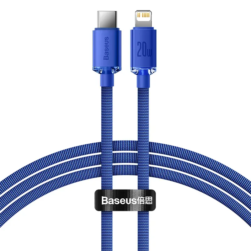 Câble Baseus USB Type-C PD 20 W pour iPhone 14, 13, 12, Pro, X et 8, câble de charge rapide USB-C 10