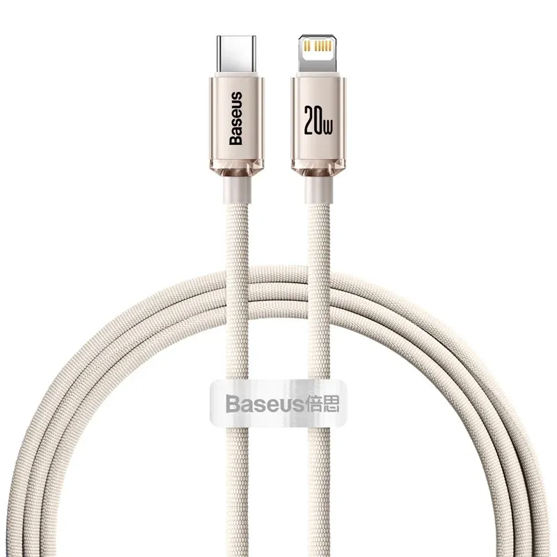 Câble Baseus USB Type-C PD 20 W pour iPhone 14, 13, 12, Pro, X et 8, câble de charge rapide USB-C 11