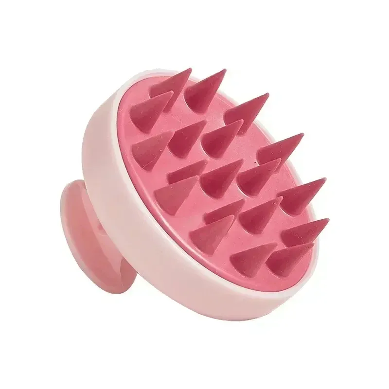 Brosse de massage du cuir chevelu en silicone souple et antidérapante, pour le lavage des cheveux et le massage corporel sous la douche 5
