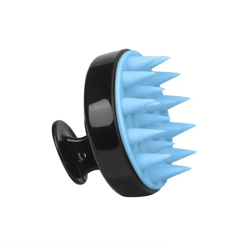 Brosse de massage du cuir chevelu en silicone souple et antidérapante, pour le lavage des cheveux et le massage corporel sous la douche 8