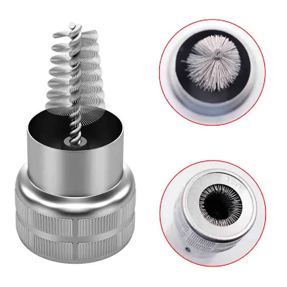 Brosse métallique pour nettoyage des bornes de batterie automobile et élimination de la corrosion