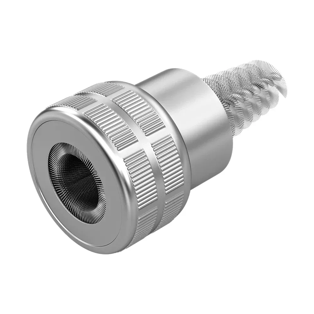 Brosse métallique pour nettoyage des bornes de batterie automobile et élimination de la corrosion 4