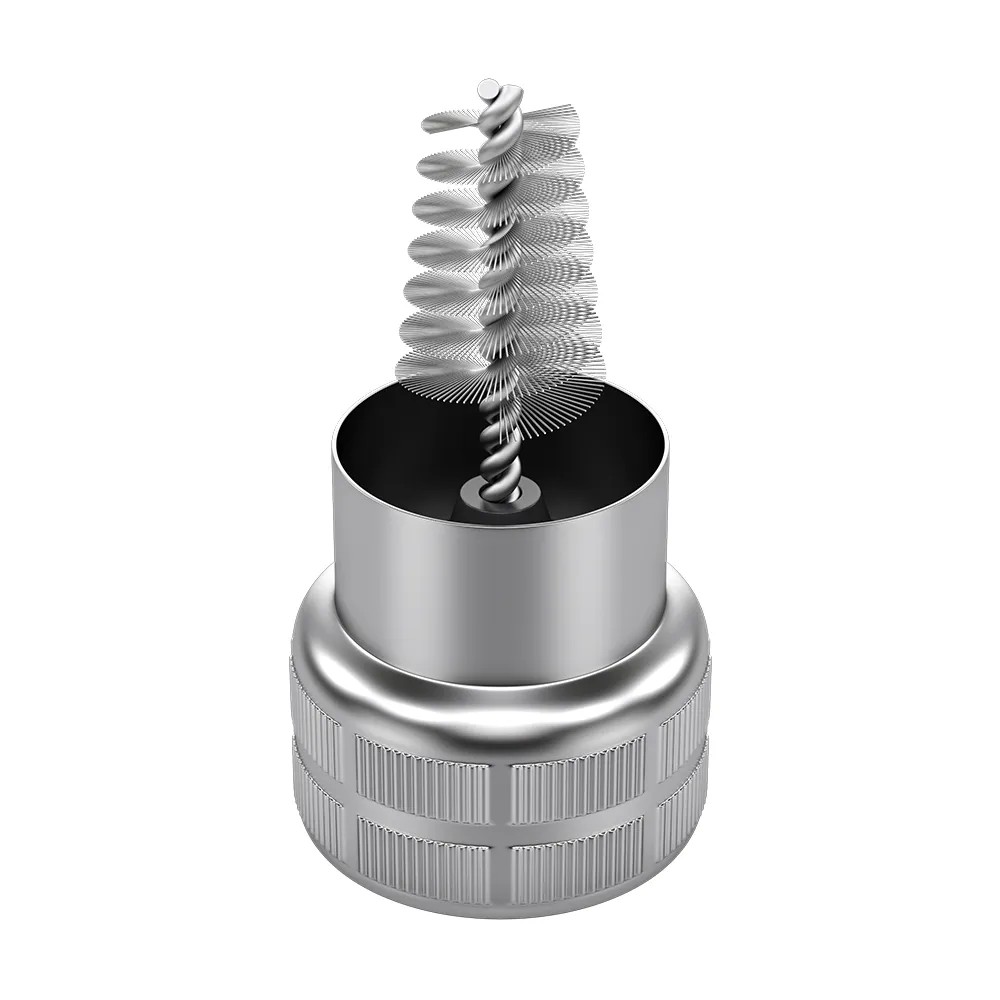 Brosse métallique pour bornes de batterie, vue produit