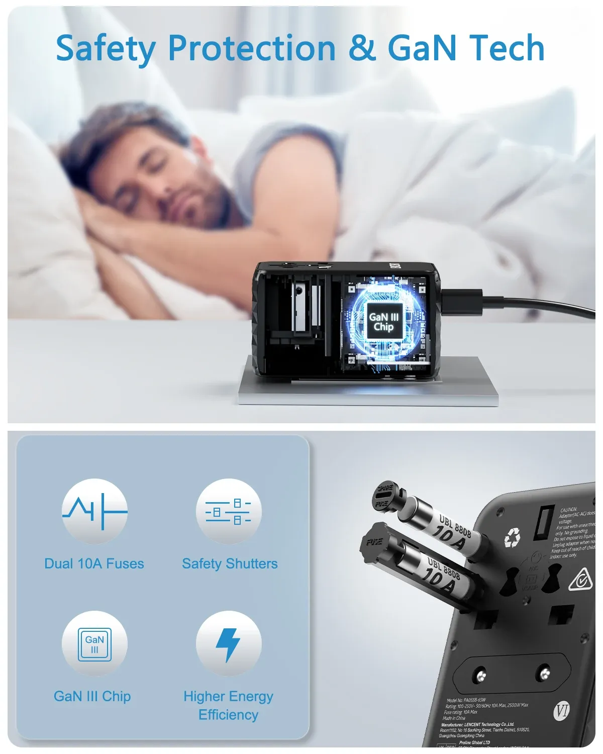 Adaptateur de voyage LENCENT