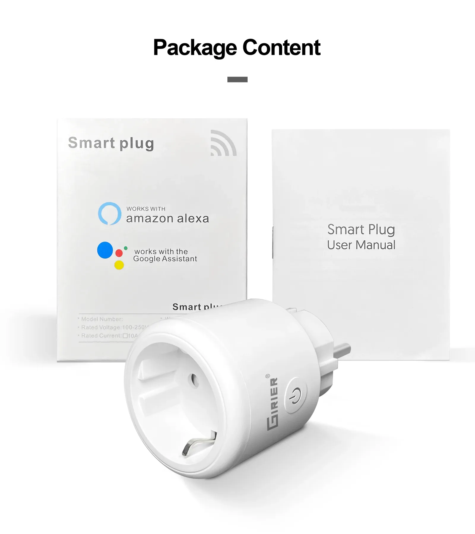 Prise intelligente Wi-Fi Tuya, intégration domestique