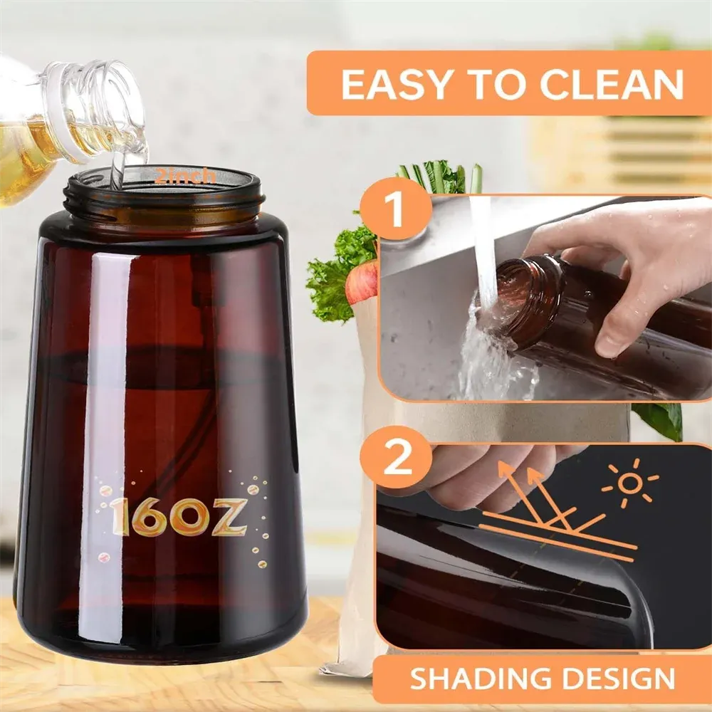 Distributeur d'huile d'olive en utilisation