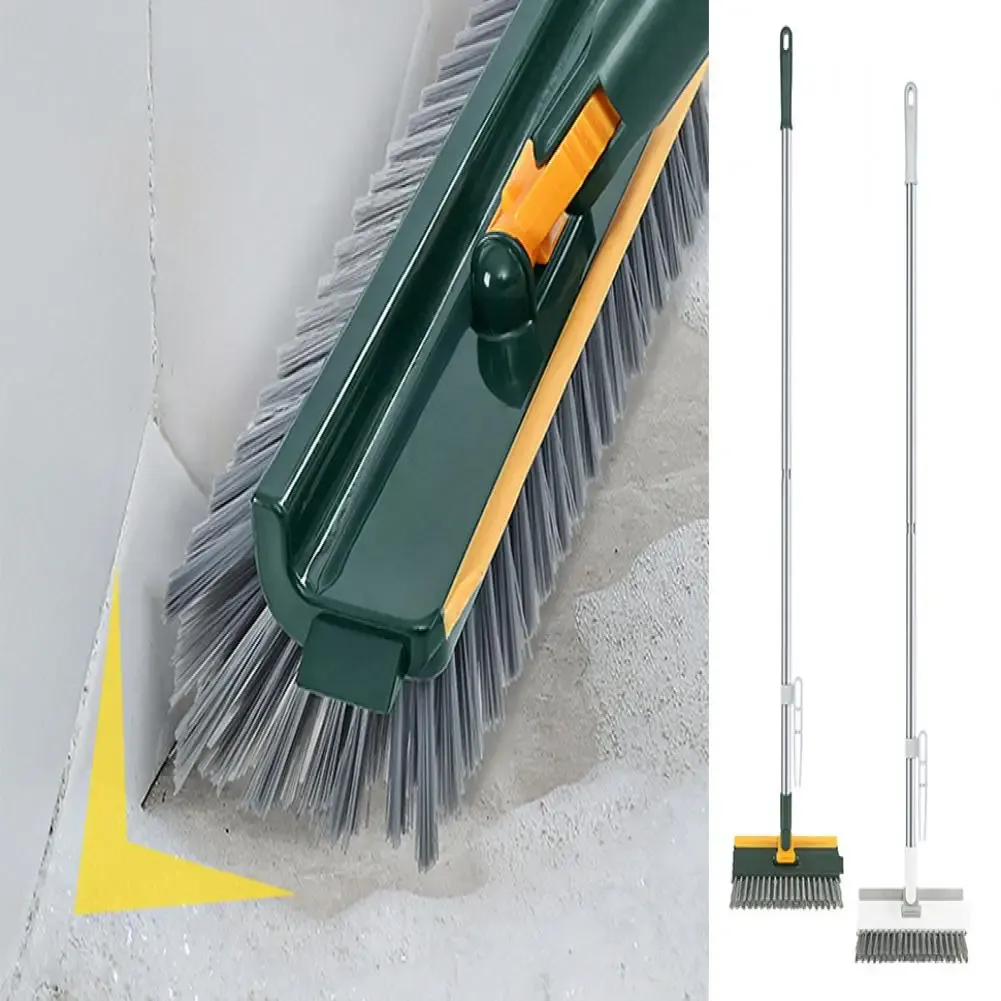 Brosse de nettoyage rotative pour sols, en utilisation