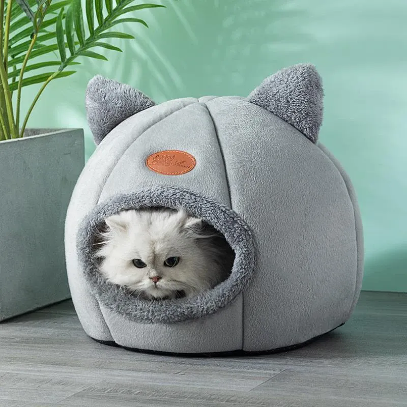 Lit de chat en hiver 3