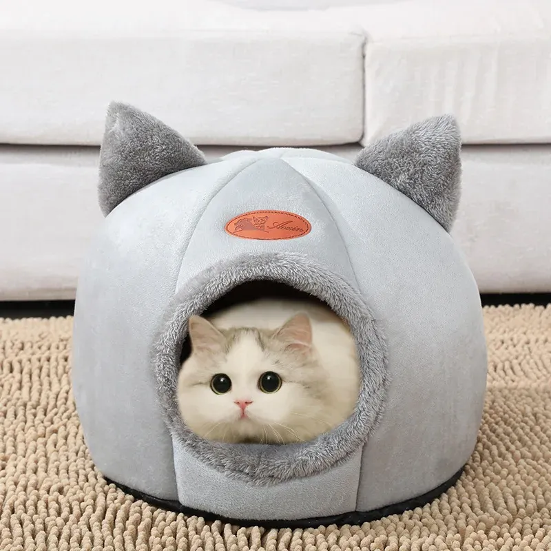 Lit de chat en hiver 2