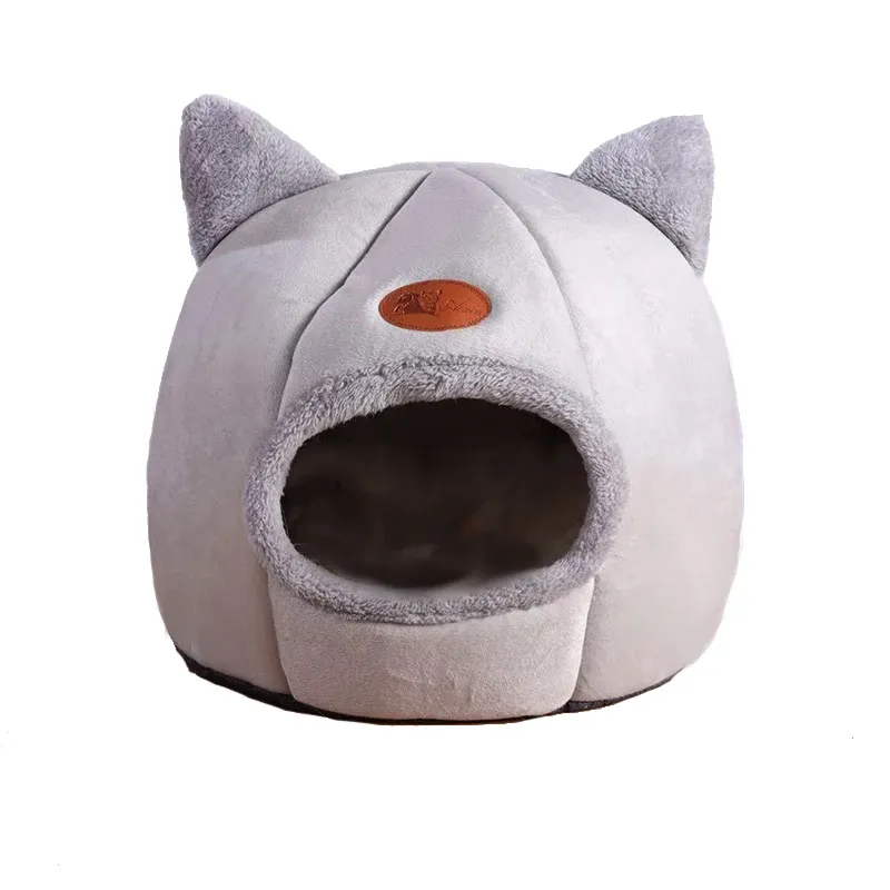 Lit de chat en hiver 4