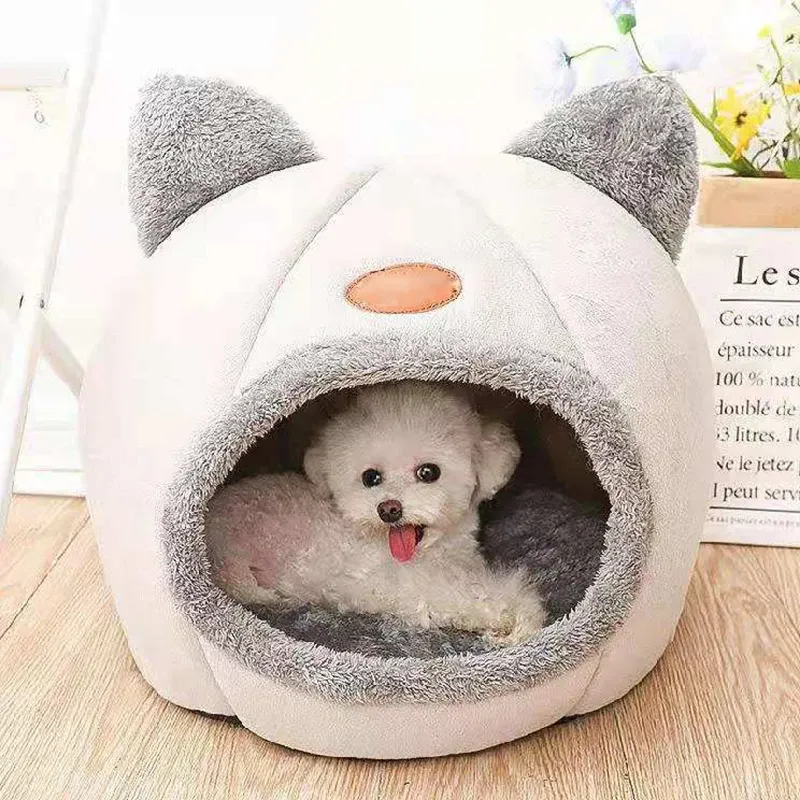 Détail du coussin amovible du lit pour animal