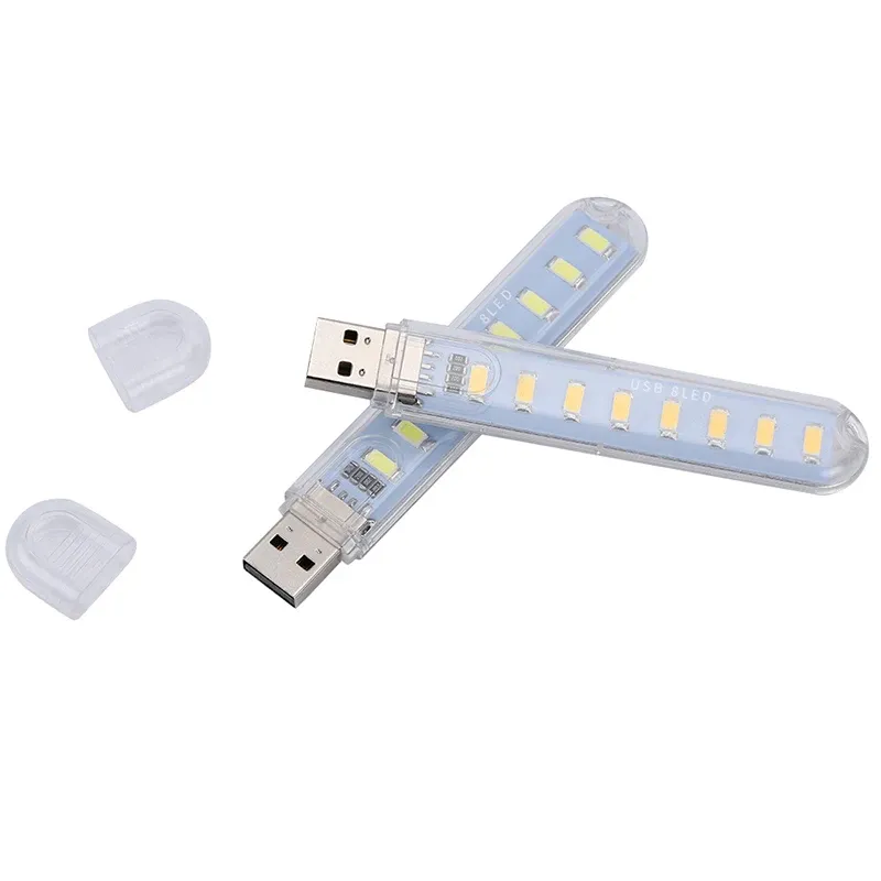 Veilleuse USB dans un espace de vie
