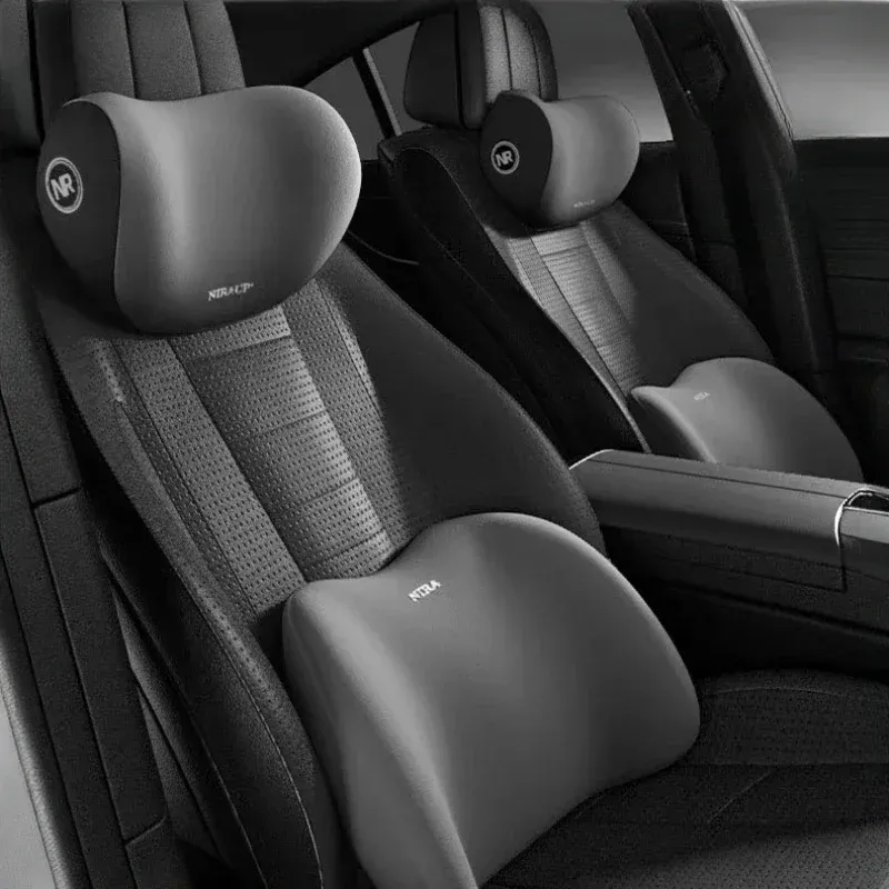 Coussin de voiture en mousse à mémoire de forme pour cou et lombaires