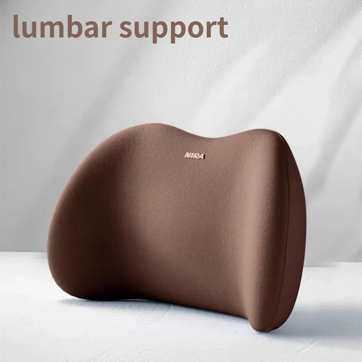 Coussin de voiture en mousse à mémoire de forme pour cou et lombaires 12