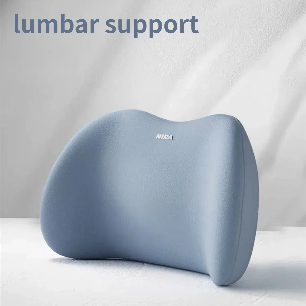 Coussin de voiture en mousse à mémoire de forme pour cou et lombaires 14
