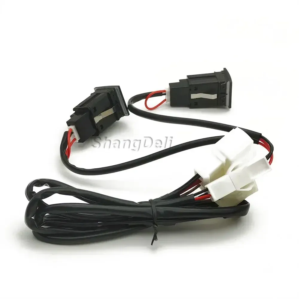 Chargeur USB de voiture à charge rapide PD et QC 3.0 pour VW Golf 6 (MK6), Jetta 5 (MK5) et Scirocco (2006-2012), avec bouton adaptateur 4