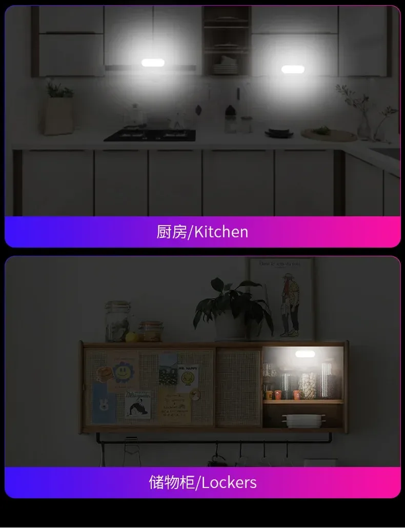 Éclairage d'habitacle LED rechargeable