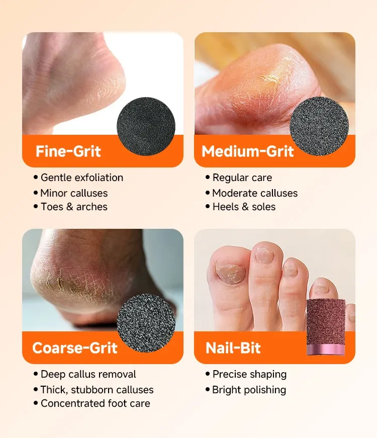Râpe électrique pour pieds, idéale en cadeau