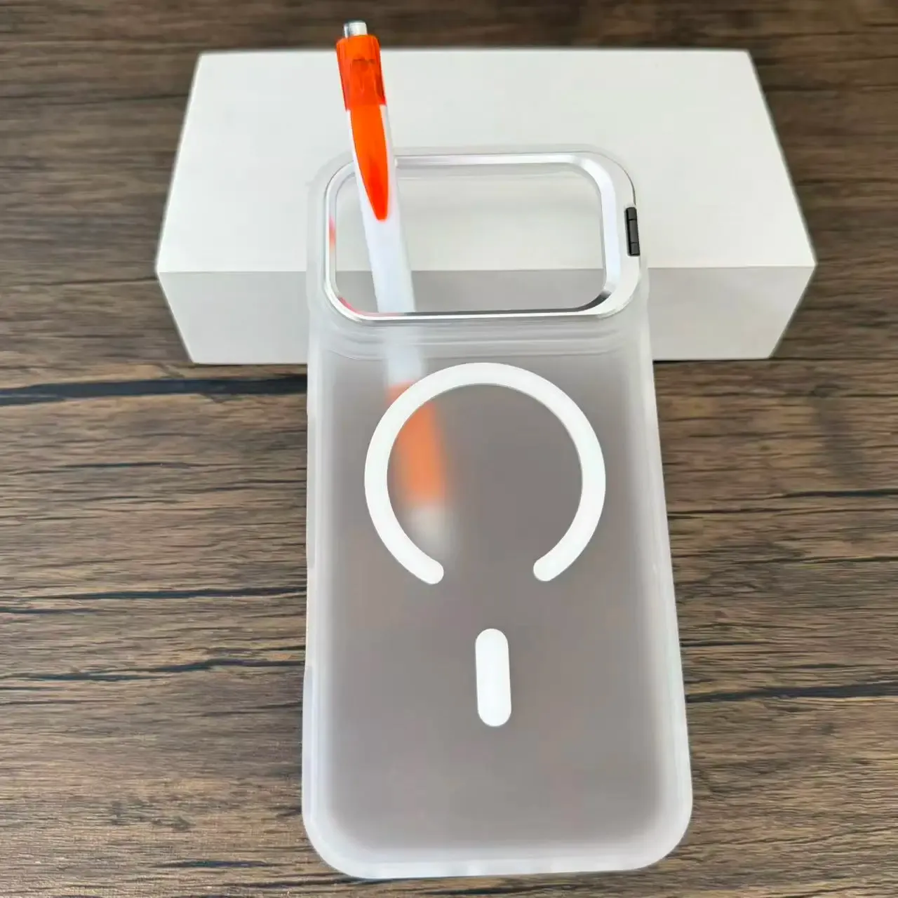 Étui magnétique mat de luxe compatible MagSafe pour iPhone 12 à iPhone 18 Pro Max 4