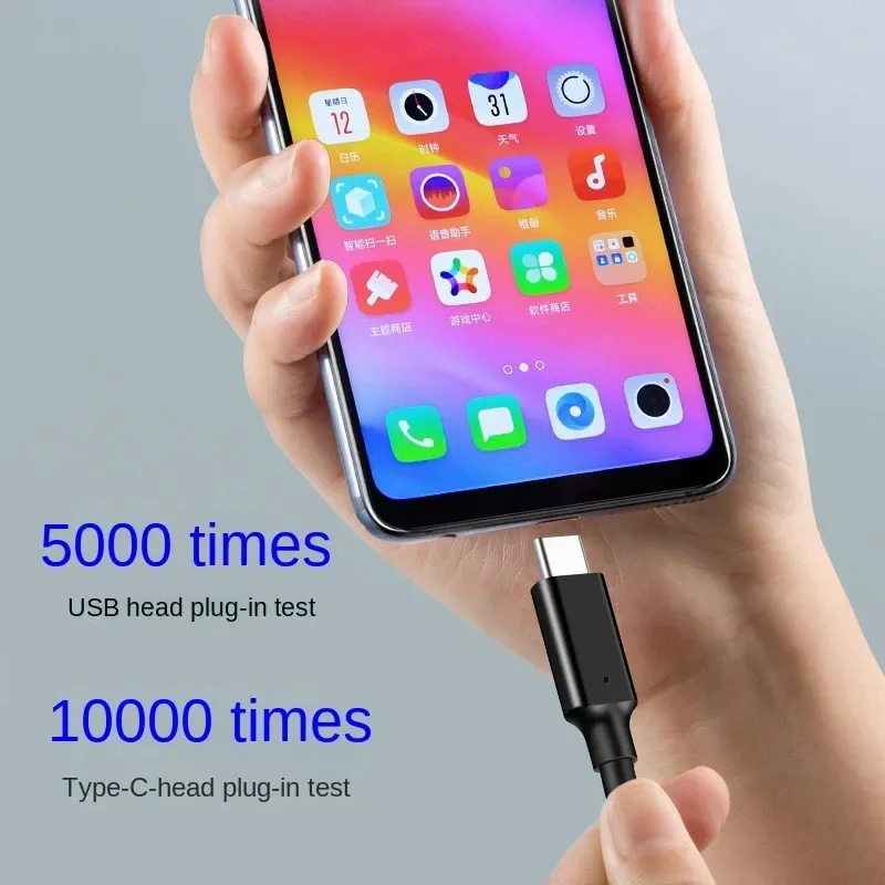 Câble USB 3.2 10 Gbit/s Type-C vers USB-A et Type-C, Gen2, câble de transfert de données pour disque SSD et disque dur, 3 A, 60 W, charge rapide QC 3.0 4