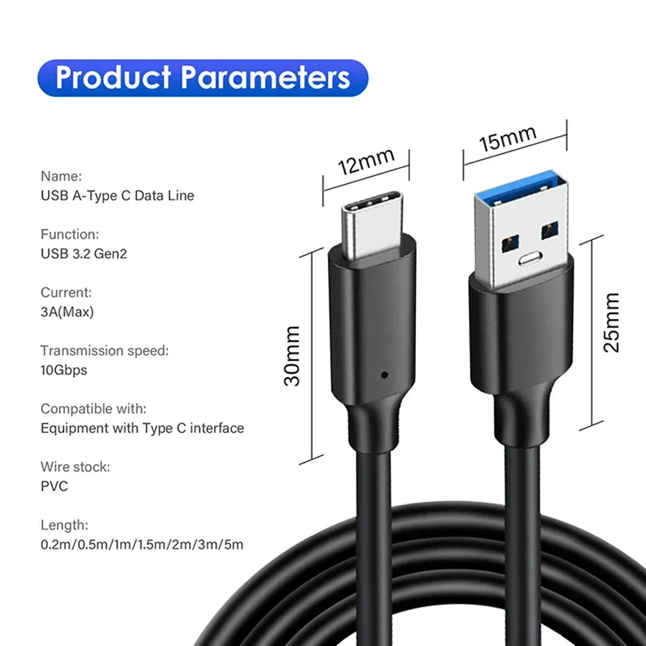 Finition et design du câble USB-C