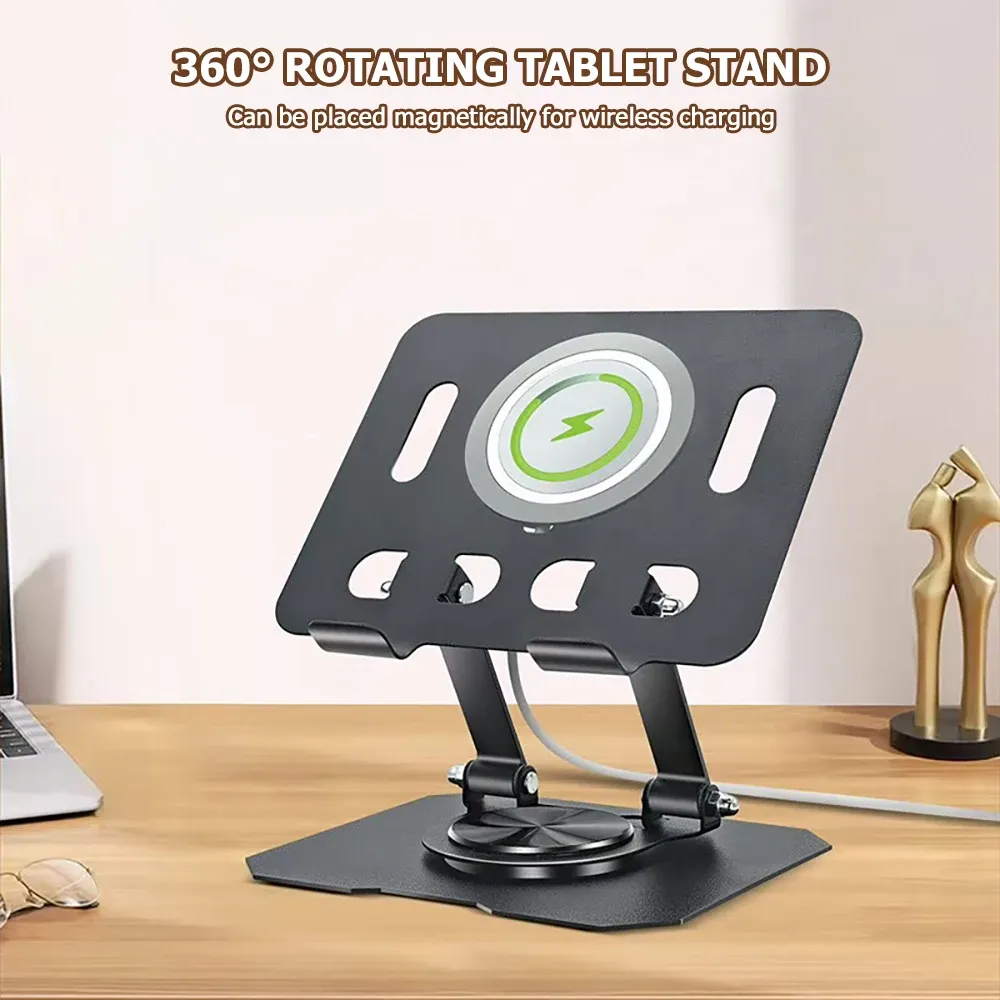 Support rotatif 360° pour tablette, détail de design