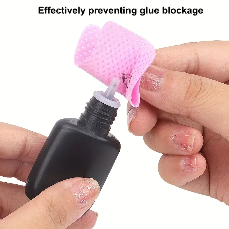 Lingettes à ongles non pelucheuses, accessoires de beauté