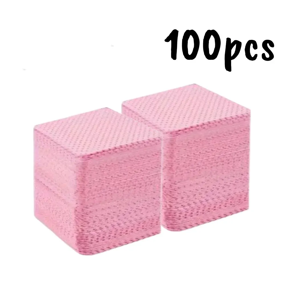 Lingettes non pelucheuses pour ongles, 20 à 600 pièces, tampons de nettoyage en gel sans aluminium pour dissolvant de vernis, outil de soin et de nettoyage pour nail art 15