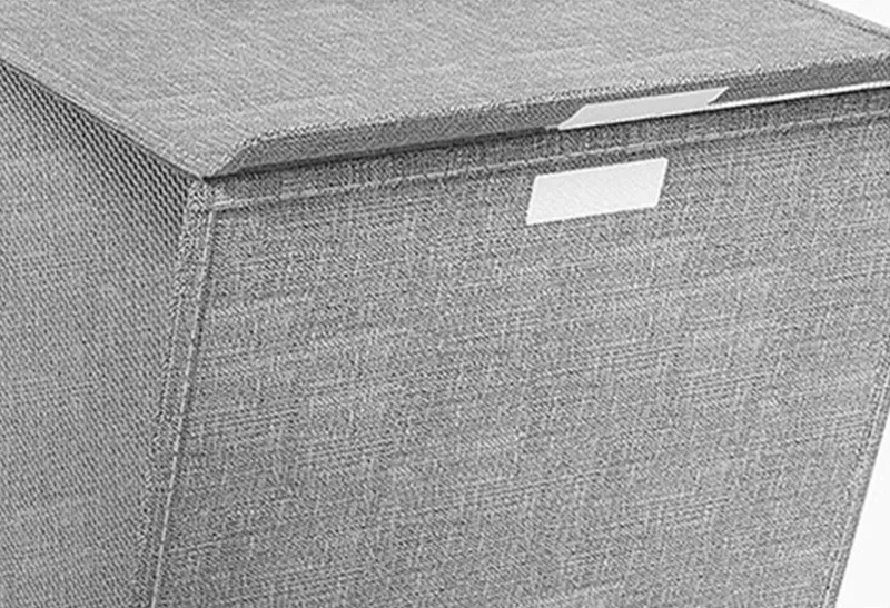 Panier à linge pliable, finition détaillée