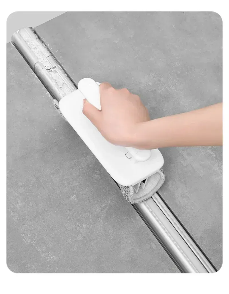 Détail de la brosse de nettoyage pour fenêtres