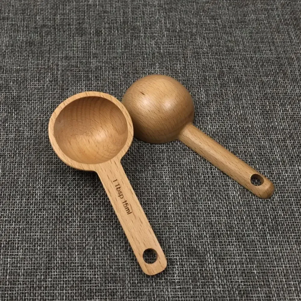 Cuillère doseuse en bois, finition naturelle