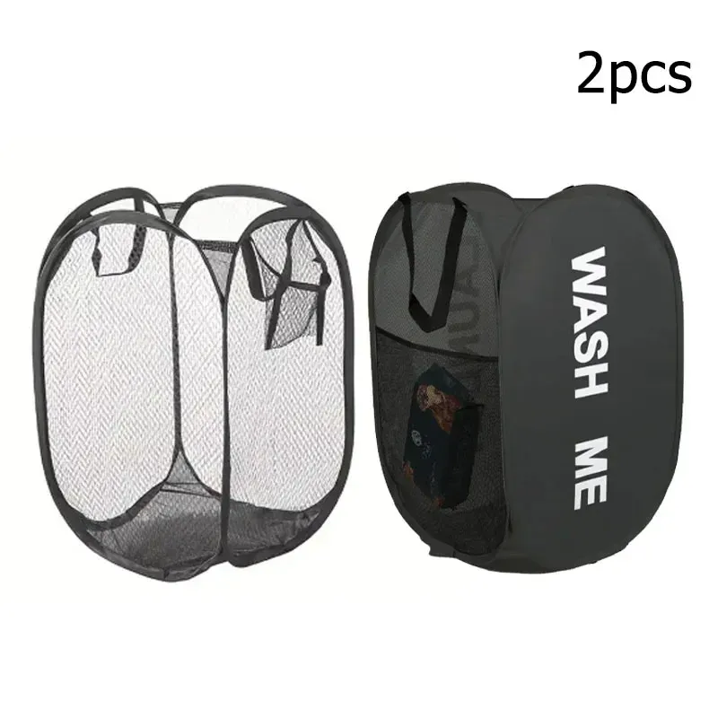 Détail de la maille respirante du panier à linge