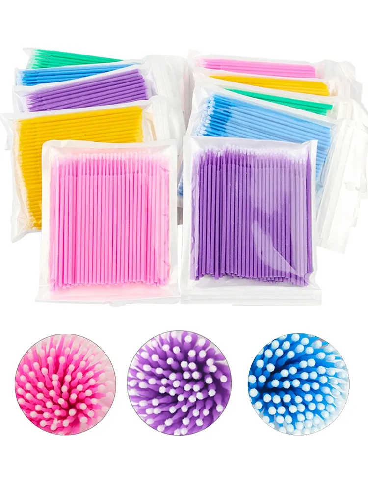 Brosse de nettoyage de cils, vue d'ensemble