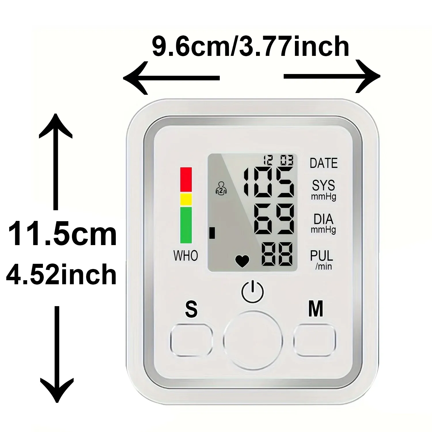 Tensiomètre automatique à bras pour la mesure de la pression artérielle 6