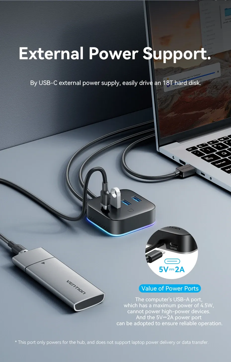 Alimentation externe USB-C