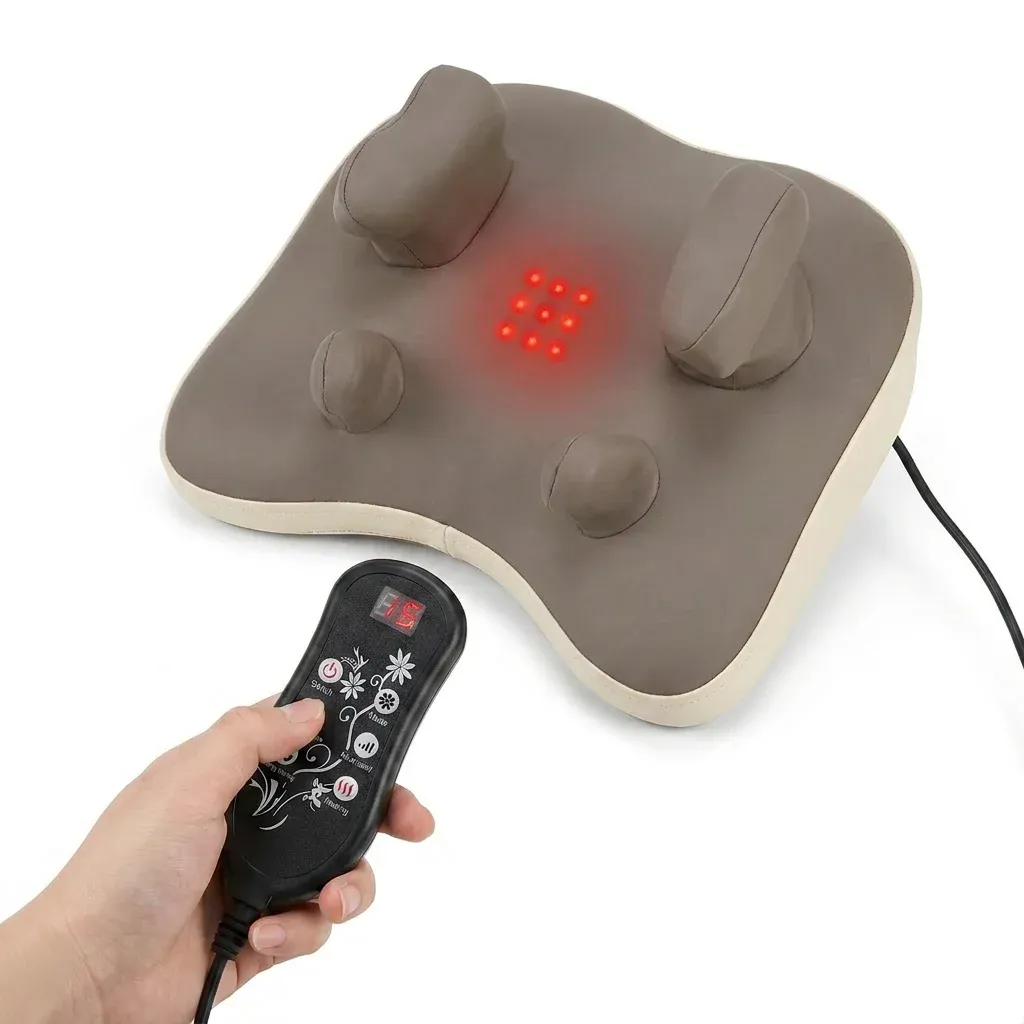 Vue détaillée de l'oreiller masseur PRO
