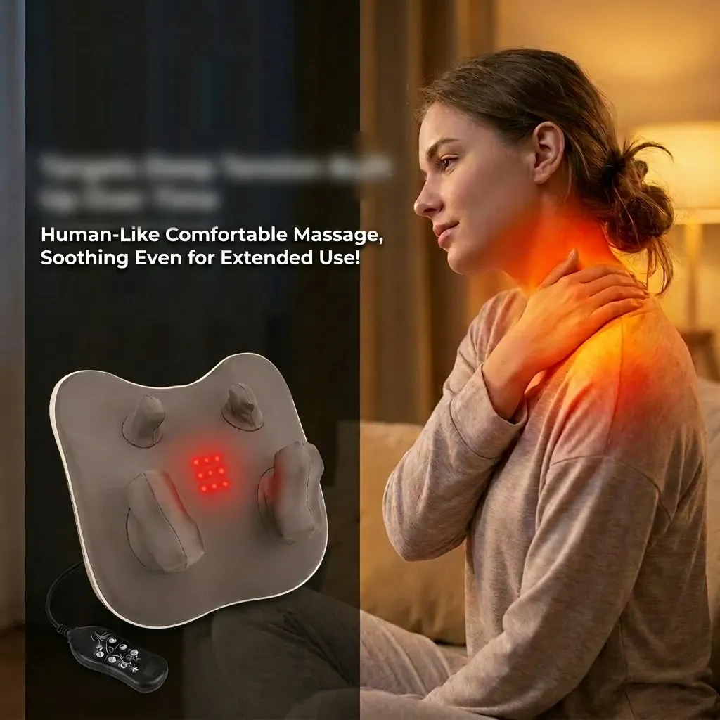 Oreiller masseur PRO, détail des finitions
