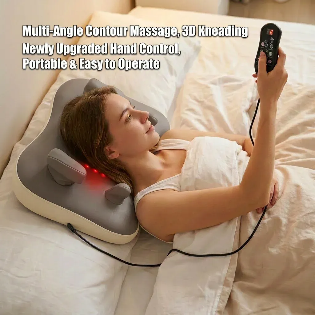 Oreiller masseur PRO, zones de massage
