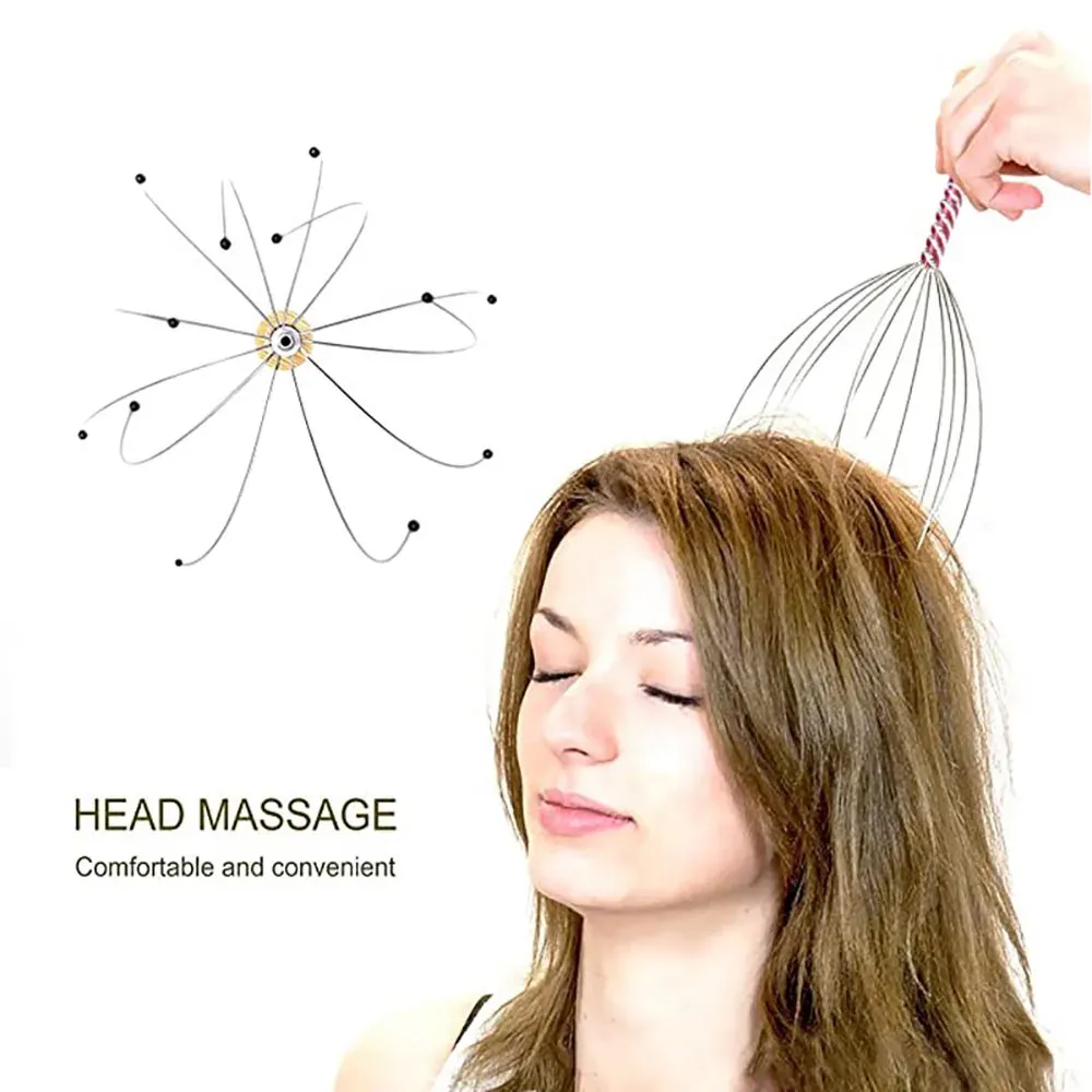 Masseur de tête pieuvre, usage quotidien