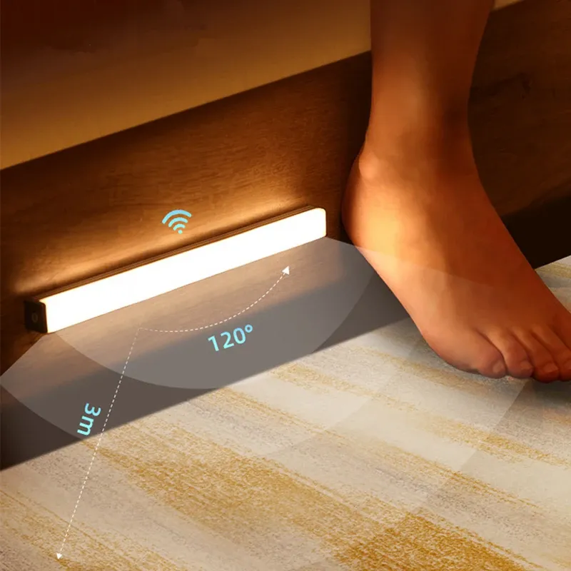Veilleuse LED sans fil en situation d'utilisation