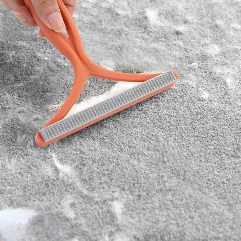 Dépilleur double face 2 en 1 pour animaux de compagnie, rasoir et grattoir pour vêtements et tapis, 1 pièce 5