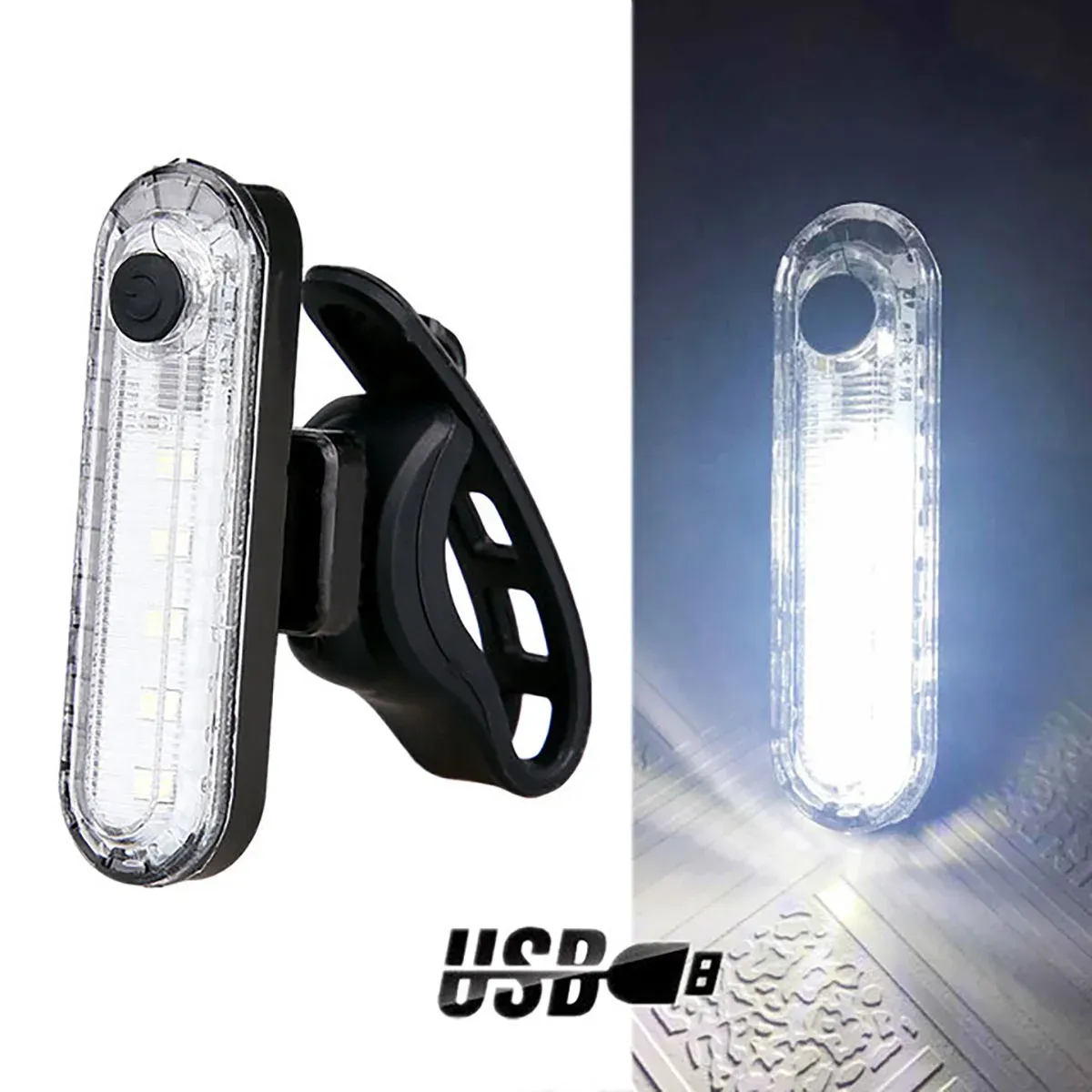 Feu arrière rouge ultra lumineux pour vélo, rechargeable par USB, facile à installer, pour une sécurité optimale à vélo 8