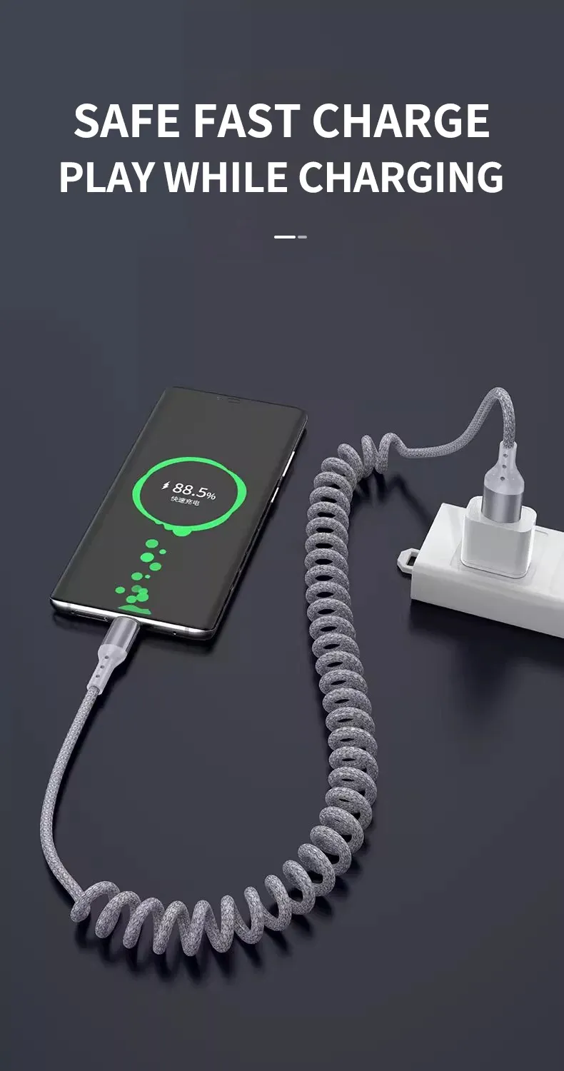 Connexion du câble au téléphone en voiture