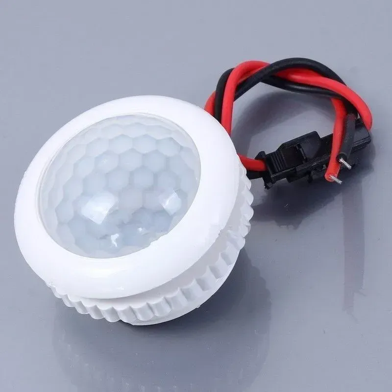 Mini veilleuse LED à détecteur de mouvement PIR, activation automatique, 220 V 5