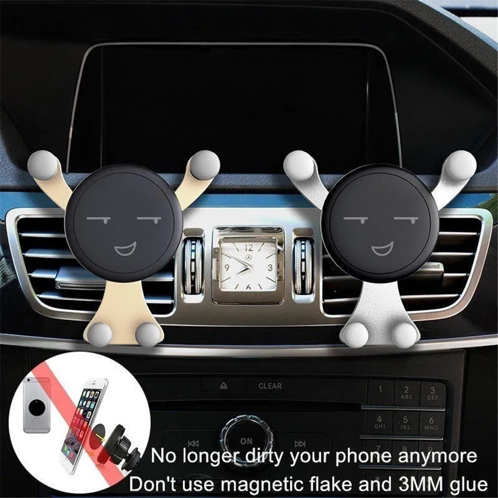 Support de téléphone pour voiture, vue latérale