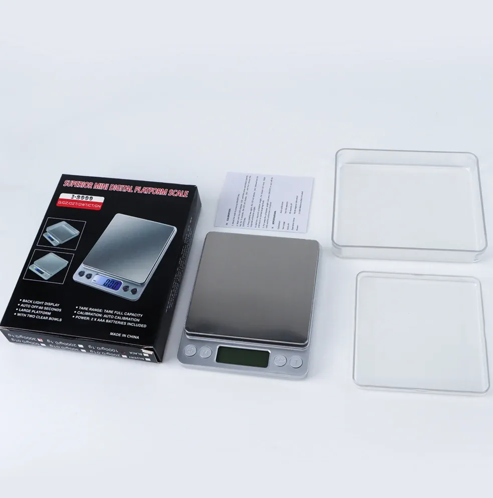 Balance numérique portable mini 500 g, précision 0,01 g / 3 kg, 0,1 g, écran LCD, pour cuisine et bijoux 6