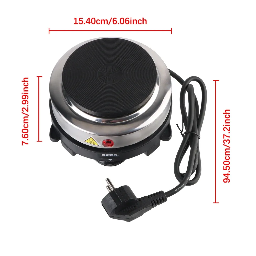 Chauffe-lait et eau multifonction, mini réchaud électrique 500 W 220 V, prise EU 2